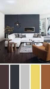 The walls on the left on is shade called stunning by benjamin moore. 57 Living Room Color Schemes To Make Color Harmony In Yours