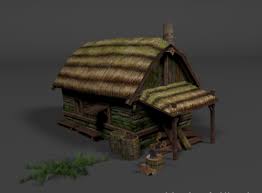 Download Freebies 3d Free Medieval Hut House 3d Model Hut House House 3d Model House