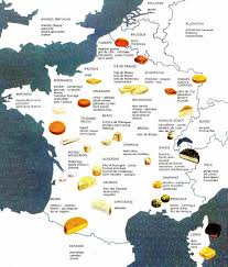 France Carte Des Fromages Francais Et Europeens French Cheese France Food French Food