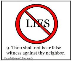 This familiar scene could spark a conversation about telling the truth in everyday. Thou Shalt Not Lie Sunday School Lesson