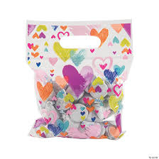 Create your ideal personalized goodie bag on for your party today. Valentine S Day Resealable Plastic Treat Bags Oriental Trading
