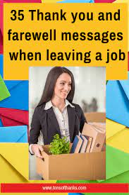 Their company logos each hide an unbelievable code. 35 Thank You And Farewell Messages When Leaving A Job Leaving A Job Quotes Farewell Message Farewell Message To Coworker