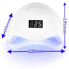 Amazon.com: LISHUMEI LED Nail Lamp, 48W Nail Dryer Gel Nail Polish Curing LED UV Light with 4 Timers Automatic Sensor LCD Display Professional Nail Art Tools Accessories for Fingernail Toenail Salon(White :