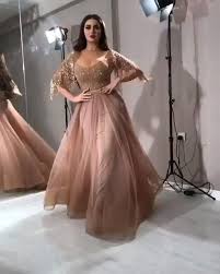 fashion round neck tassel mesh evening dress video evening dresses beautiful long dresses embellished dress