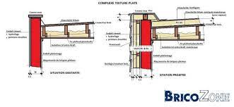 Principe D Isolation Toit Plat Situation Existante Et Projetee