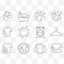 Laundry Set Icons Included As Clothes Washing Machine Water Soap And More Water Icons Clothes Icons Laundry Icons Png And Vector With Transparent Background Laundry Icons Laundry Symbols Water Icon