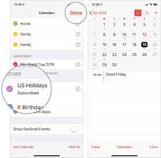 Apple Calendar Us Holidays In 2020 Calendar App Us Holiday Calendar Apple Calendar