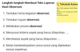 Bisa langsung dikirimkan ke redaksiatburuan.co dan bila dimuat, kamu akan mendapatkan bayaran sebesar rp200.000. Langkah Langkah Menyusun Teks Hasil Observasi Sekali