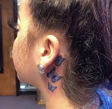 When it comes to find the perfect behind the ear tattoo, the options are endless. Girly Tattoos Butterfly Tattoo Behind Ear Novocom Top