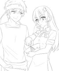 Pypus is now on the social networks, follow him and get latest free coloring pages and much more. Anime Couple Coloring Pages Free Coloring Pages
