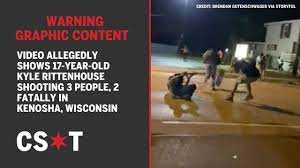 GRAPHIC: Video allegedly shows 17-year-old Kyle Rittenhouse shooting 3  people, 2 fatally in Kenosha - YouTube