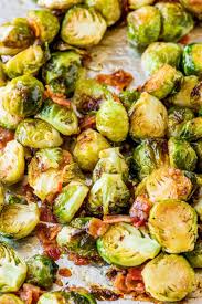 Maple Brussels Sprouts With Bacon Oven Roasted Brussels Sprouts Flavored With Crispy Baco Sprout Recipes Crispy Brussel Sprouts Brussel Sprout Recipes Roasted