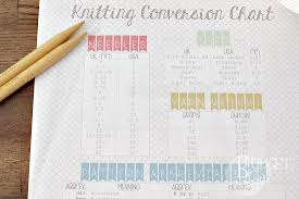 knitting conversion chart free printable tastefully eclectic