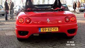 Although the v8 is a bit under powered by today's standard, the ferrari 360 modena is no slouch by any means. Ferrari F360 Spider Engine Start Up Sound And Acceleration Youtube