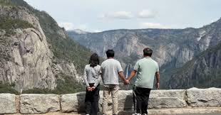 Families enjoying Yosemite National Park amidst no more timed-reservation system