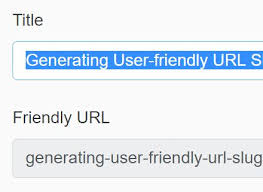 Generating User Friendly Url Slugs With Jquery Friendurl Jquery Generation Users