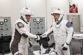 Watch history unfold on saturday, may 30, as nasa and spacex launch astronauts robert behnken and douglas hurley to the international space station. Astronauts Dock With Space Station After Historic Spacex Launch The New York Times