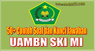 Pilihlah salah satu jawaban yang benar dengan memberi tanda silang (x) pada huruf a, b, c, d dan e! 50 Contoh Soal Dan Kunci Jawaban Uambn Ski Hadist Tingkat Mi Tahun 2020