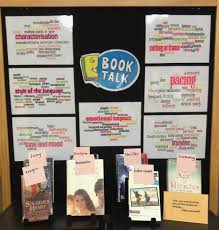 Library Displays Book Talk Book Talk School Book Fair School Library Lessons