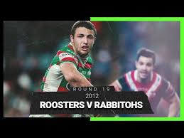 Dane gagai of the rabbitohs makes a break during the round one nrl match between the sydney roosters and the south sydney rabbitohs at sydney cricket ground on march 15, 2019 in sydney, australia. Roosters V Rabbitohs Round 19 2012 Full Match Replay Nrl Youtube