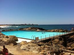 A piscina das marés está encerrada para obras de requalificação. Matosinhosport Piscina Das Mares