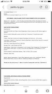West end 2 and field 6 montauk point: Jones Beach Night Permit Main Forum Surftalk