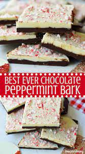 Chocolate Peppermint Bark Made With Layers Of Melted White Chocolate With A Touch Of Peppermint Peppermint Bark Recipes Bark Recipe Chocolate Peppermint Bark