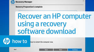 Recover An Hp Computer Using Recovery Software Download Hp Computers Hp Youtube