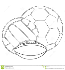 Download Isolated Sport Balls Outline Stock Illustration Illustration Of Outline Supplies 95698431 Stock Illustration Illustration Sports Balls