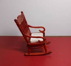 Mobili Di Legno Per Casa Delle Bambole Sedia A Dondolo Etsy Rocking Chair Chair Decor