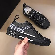 Cd b23 oblique 'dior and shawn'. Dior B23 Low Top Canvas Oblique Black Ofour