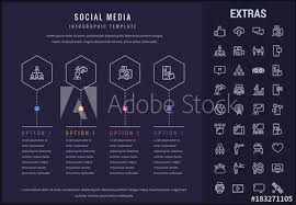 Social Media Options Infographic Template Elements And