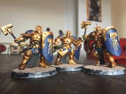 The stormcast eternals, usually clad in their gold armour and looking a little plain, now had a variety of new units, many wearing robes, and one such unit was the sequitors. Just Finished Painting My First Miniatures Stormcast Eternals Paint Set C C Welcome Ageofsigmar