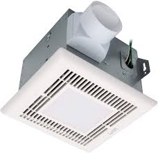 Luvoni 70 Cfm Bathroom Exhaust And Ventilation Fan With Light 2 Sones Quiet Operation Ceiling Fan With Built In Led Light White Grill By Maxxima Amazon Com