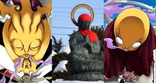 Bleach Name Games The anime character ashisogi jizo is a child with to ears length blue hair and white eyes.