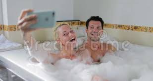 Floyd norman) • draw off. Young Couple Taking Selfie Photo On Cell Smart Phone Taking Foam Bath Together Man And Woman Lovers Enjoy Spa Stock Footage Video Of Caucasian Bath 102199548