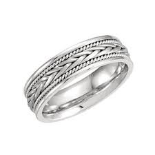 It is usually forged from metal, and traditionally is forged of gold or another precious metal. Glastonbury Jewelers Ct S Top Rated Jewelry Store For Diamond Engagement Rings Earrings And Gemstone Jewelry Men S Wedding Bands Hand Woven 14k White Gold Wedding Band