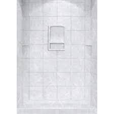 A2 composite tub is 60 in. Swanstone Sqmk72 3662 130 Ice Shower Wall Kit Plumbersstock