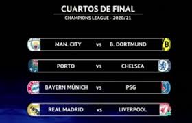 It will air on cbs and its sister streaming service, paramount plus, formerly known as cbs all access. Champions League Asi Quedaron Los Cuartos De Final Jose Cardenas