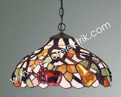 Hedef Elektrik Ten Tiffany Meyveli Sarkit Fruit Tiffany Chandelier Lighting Decor Aydinlatma Tiffany Chandelier Pendant Light Decor
