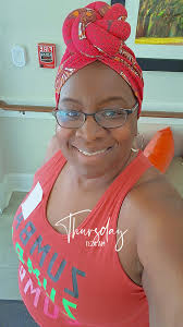 Getting ready for zumba workout today