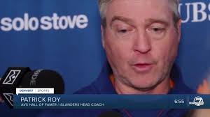 Islanders coach Patrick Roy returns to Colorado where retired number hangs