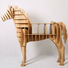 8 Colors Horse Table Animal Furniture Diy Creative Wood Crafts Bookshelf For Household Clubs Theme Restaurants Shops In C Wood Crafts Furniture Wooden Horse