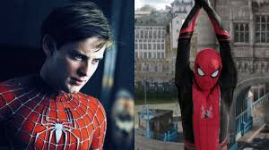 Полное имя — томас стэнли холланд (thomas stanley holland). See Tobey Maguire Suit Up For Tom Holland S Spider Man 3 In New Pic