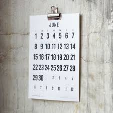 Wall Calendar Featuring Big Numbers No Fancy Illustrations Straightforwardly Keeping You Up To Date On All Important Wall Calendar Calendar Calendar Design