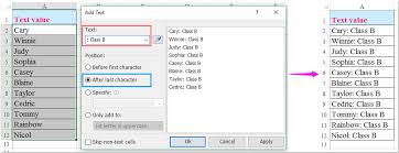 Basically same applies to other languages; How To Add Text To The Beginning Or End Of All Cells In Excel