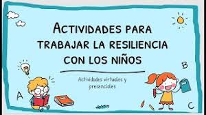 Cuando los niños sienten que están en un núcleo familiar unido y con un vínculo fuerte, se sienten respaldados y apoyados, las relaciones familiares serán ejemplos significativos que fortalecen la resiliencia, además de servir como una red de apoyo. Actividades Para Trabajar La Resiliencia Con Los Ninos De Manera Virtual Y Presencial Youtube