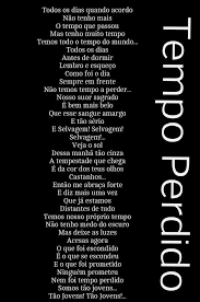 Legiao Urbana Tempo Perdido Frase Tempo Musicas Trechos De Letras De Musicas