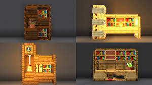 Mrcrayfish's furniture mod 1.17.1/1.16.5 adds in a huge amount of furniture into minecraft. Minecraft 4 Simple Furniture Build Ideas Designs Video Link In Description Detailcraft