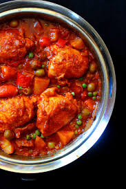 Chicken Afritada Spanish Style Chicken Stew Recipe In 2020 Stew Chicken Recipe Chicken Stew Stew Recipes
